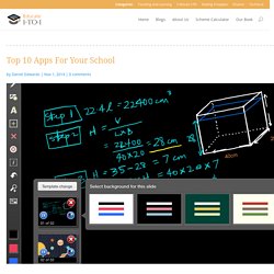 Top 10 Apps For Your School - Educate 1 to 1