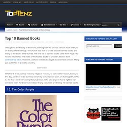 Top 10 Banned Books