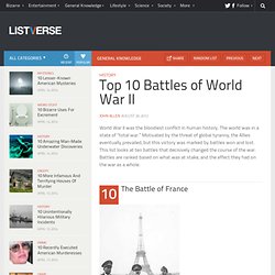 Top 10 Battles of World War II