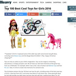 Top 100 Best Cool Toys for Girls 2016