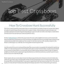 Top Best Crossbows