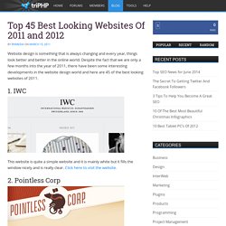 Top 15 Best Looking Websites Of 2011