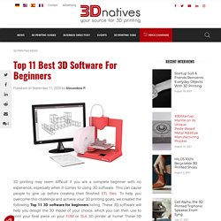 Top 12 Best 3D Software For Beginners