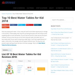 Top 10 Best Water Tables for Kid 2018 (May. 2018)