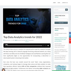 Top Data Analytics trends for 2022
