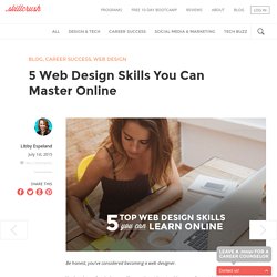 Top 5 Web Design Skills You Can Learn Online