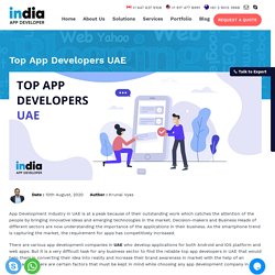 Top App Developers UAE