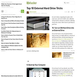 Top 10 External Hard Drive Tricks