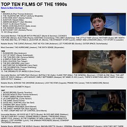 Top Films of the 1990s