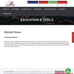 Top Best Forex Trading News Website
