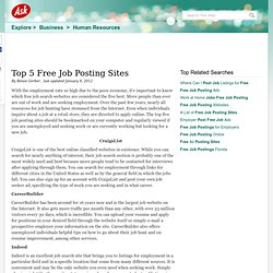 Top 5 Free Job Posting Sites