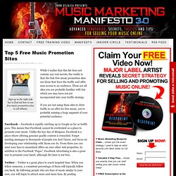 Top 5 Free Music Promotion Sites