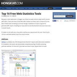 Top 14 Free Web Statistics Tools