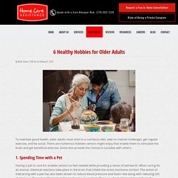 Top 6 Healthy Hobbies for the Elderly