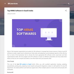 Top HRMS Software in Saudi Arabia