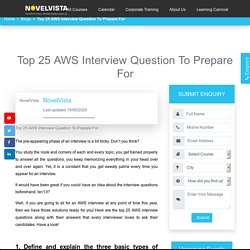 Top 25 AWS Interview Question To Prepare For
