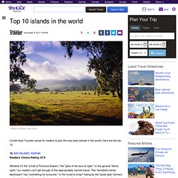 Top 10 islands in the world