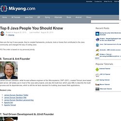 Top 8 Java People You Should Know