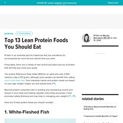 Top 13 Lean Protein Foods You Should Eat