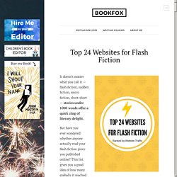 Top 24 Magazines for Flash Fiction