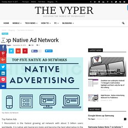 Top Native Ad Network - The Vyper