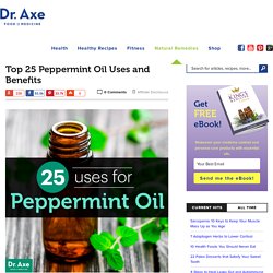 Top 25 Peppermint Oil Uses and Benefits