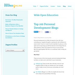 Top 100 Personal Development Blogs