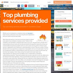 Top plumbing services provided