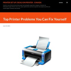 Top Printer Problems You Can Fix Yourself