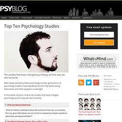 Top Ten Psychology Studies