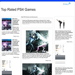 Top Rated PS4 Games