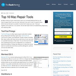 Top 10 Mac Repair Tools