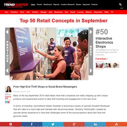 Top 50 Retail Concepts in September