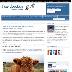 top 5 scenic drives in Scotland