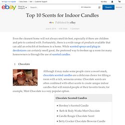 Top 10 Scents for Indoor Candles