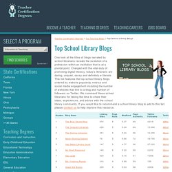 Top 50 School Library Blogs