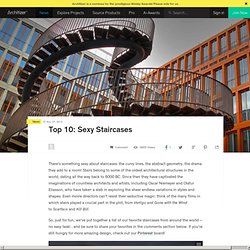 Top 10: Sexy Staircases