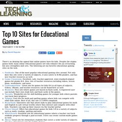 Top 10 Sites for Educational Games