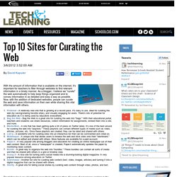 - Top 10 Sites for Curating the Web