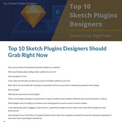 Top 10 Sketch Plugins Designers