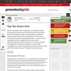 Greentech Media: Top Ten Smart Grid