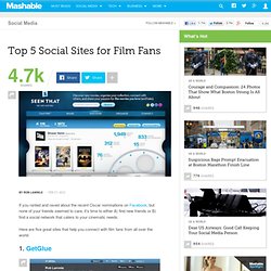 Top 5 Social Sites for Film Fans