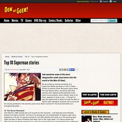 Top 10 Superman stories