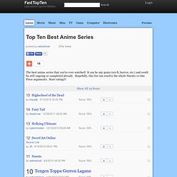 Top Ten Best Anime Series - Top Ten List - FastTopTen