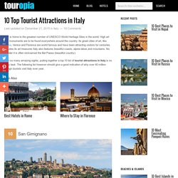 10 Top Tourist Attractions in Italy
