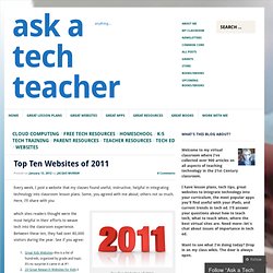 Top Ten Websites of 2011