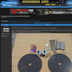 View topic - complete how-to winch build with pics
