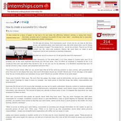 The UK's only undergraduate internship site