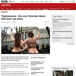 Toplessness - the one Victorian taboo that won't go away