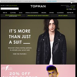 TOPMAN USA - Mens Fashion - Mens Clothing - Topman